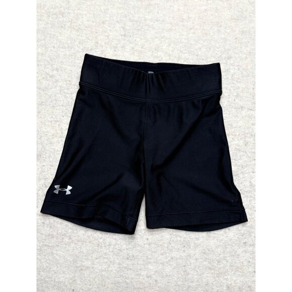 Under Armour Pants - Under Armour Black HeatGear Compression Activewear Shorts Size XS